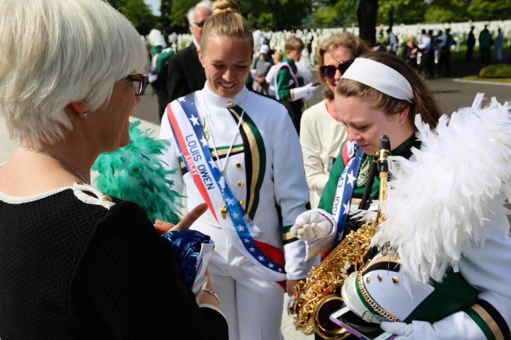 Victoria Bracken and Helen Patton, the granddaughter of General George Patton